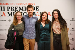 El photocall dels III Premis Enderrock de la Música Balear 2020 al Teatre Xesc Forteza de Palma 